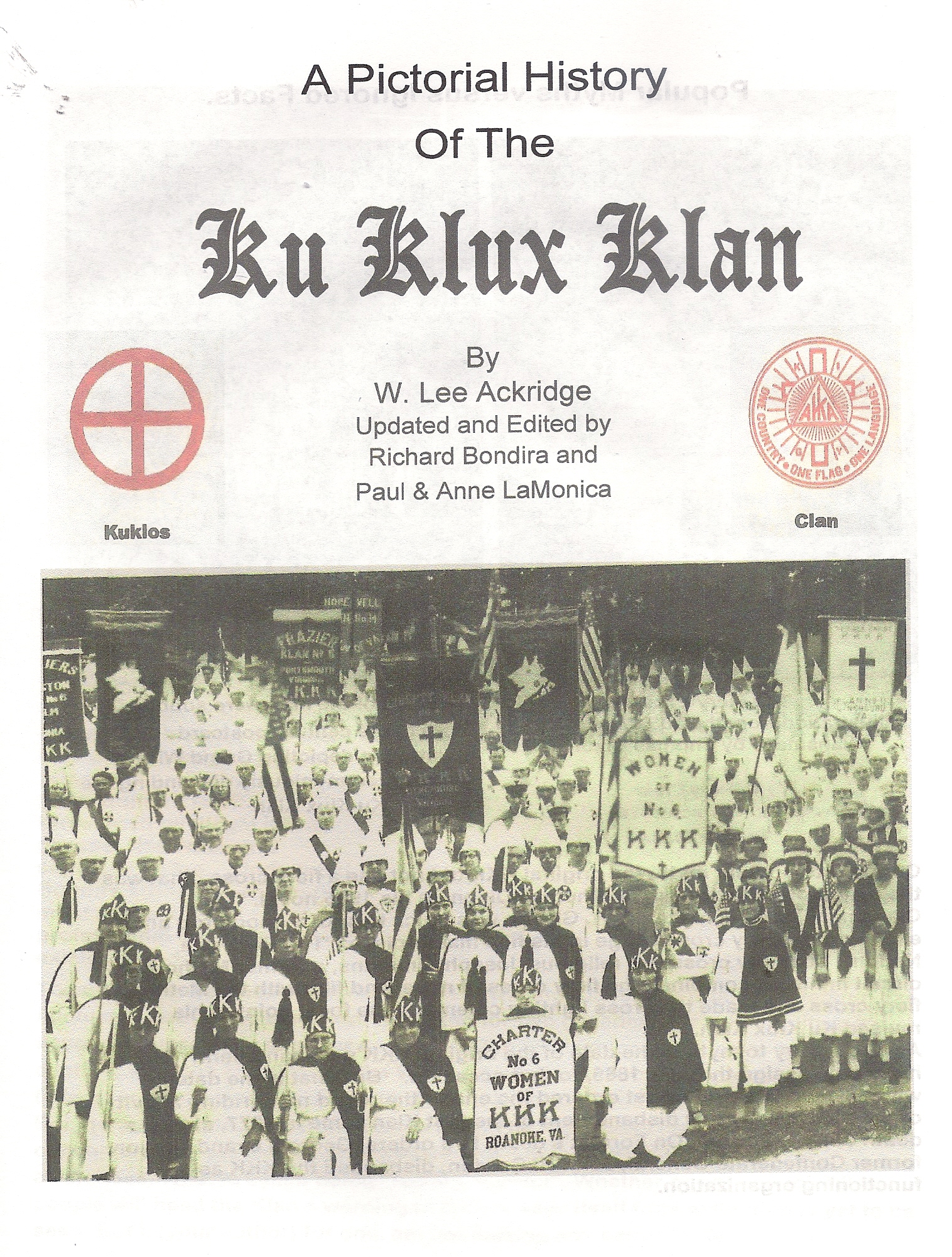 Klan items For Sale Page 4- booklets,officers,klansmen>